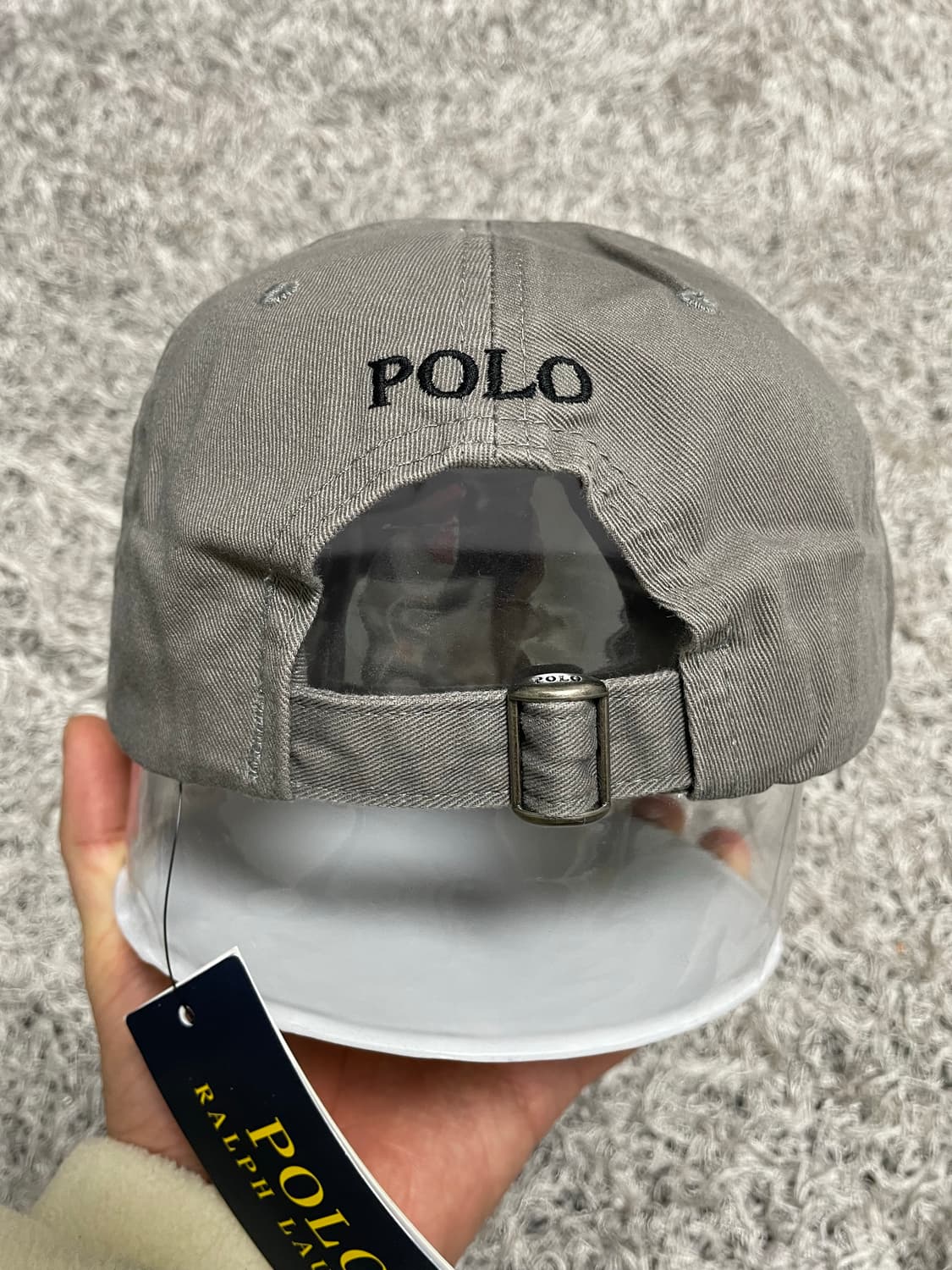 폴로Polo 블랙포니 코튼 캡 Free 상품이미지3