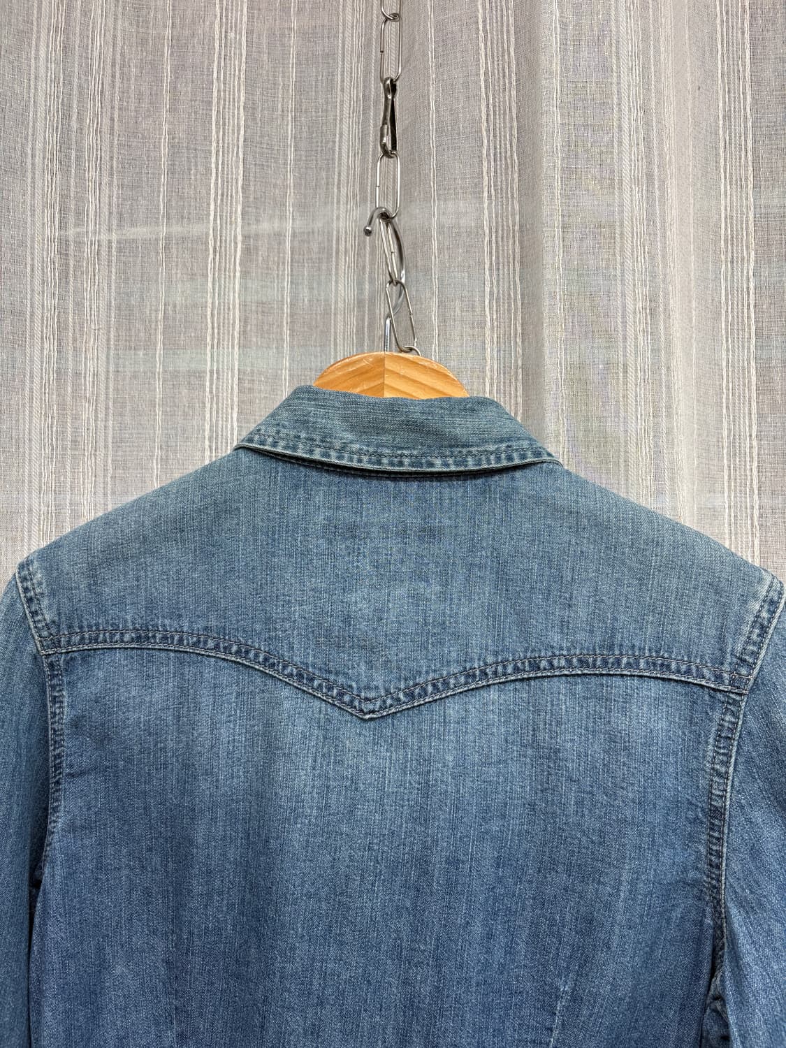 Ck 캘빈클라인 웨스턴 중청 데님 청셔츠 Calvin Klein Deni 상품이미지5