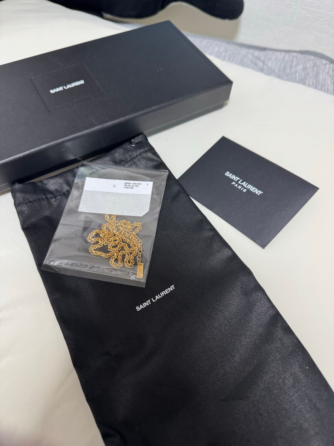 생로랑 골드 체인 목걸이(새상품 정품) 상품이미지2