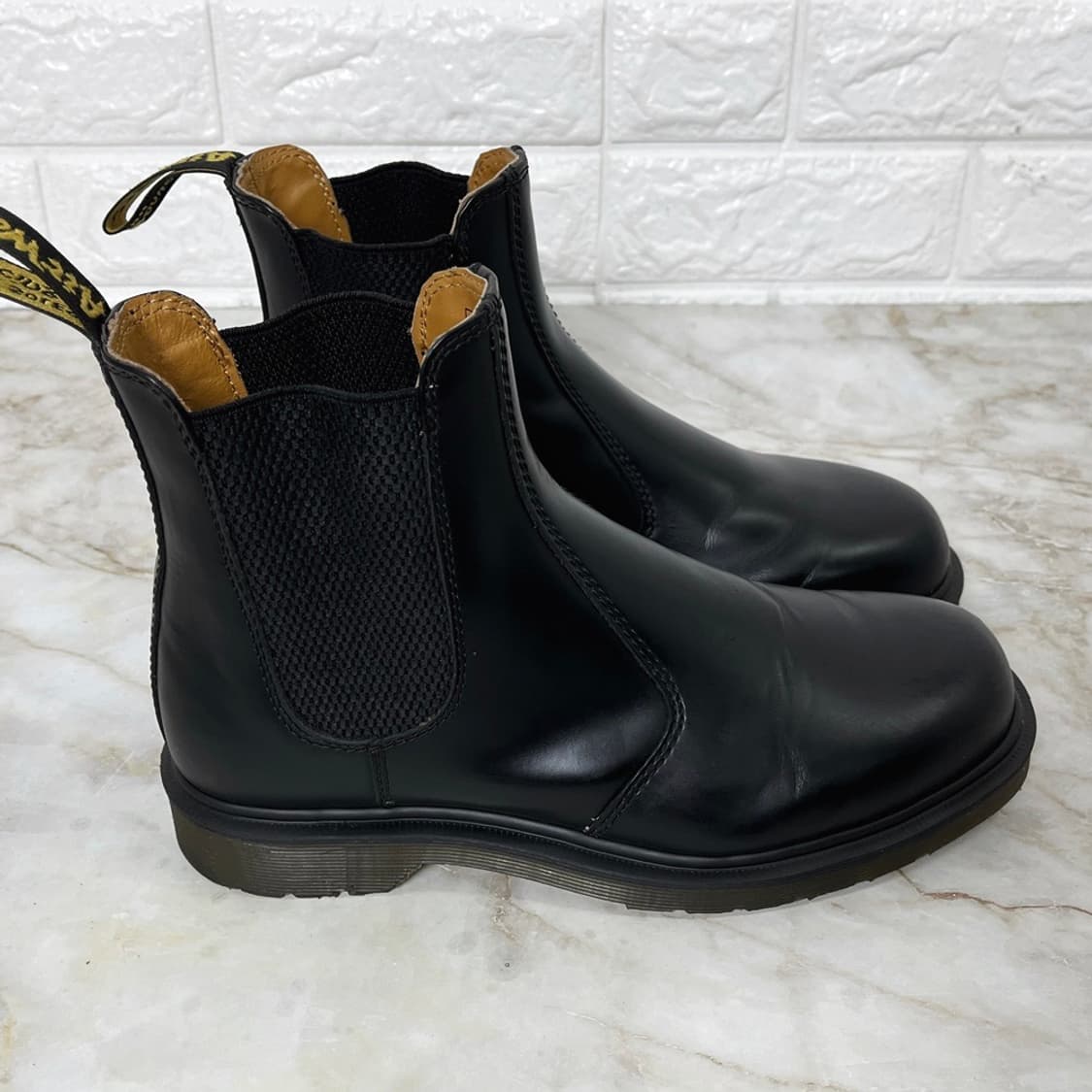 닥터마틴 2976 블랙 가죽 첼시부츠 UK6 250 상품이미지5