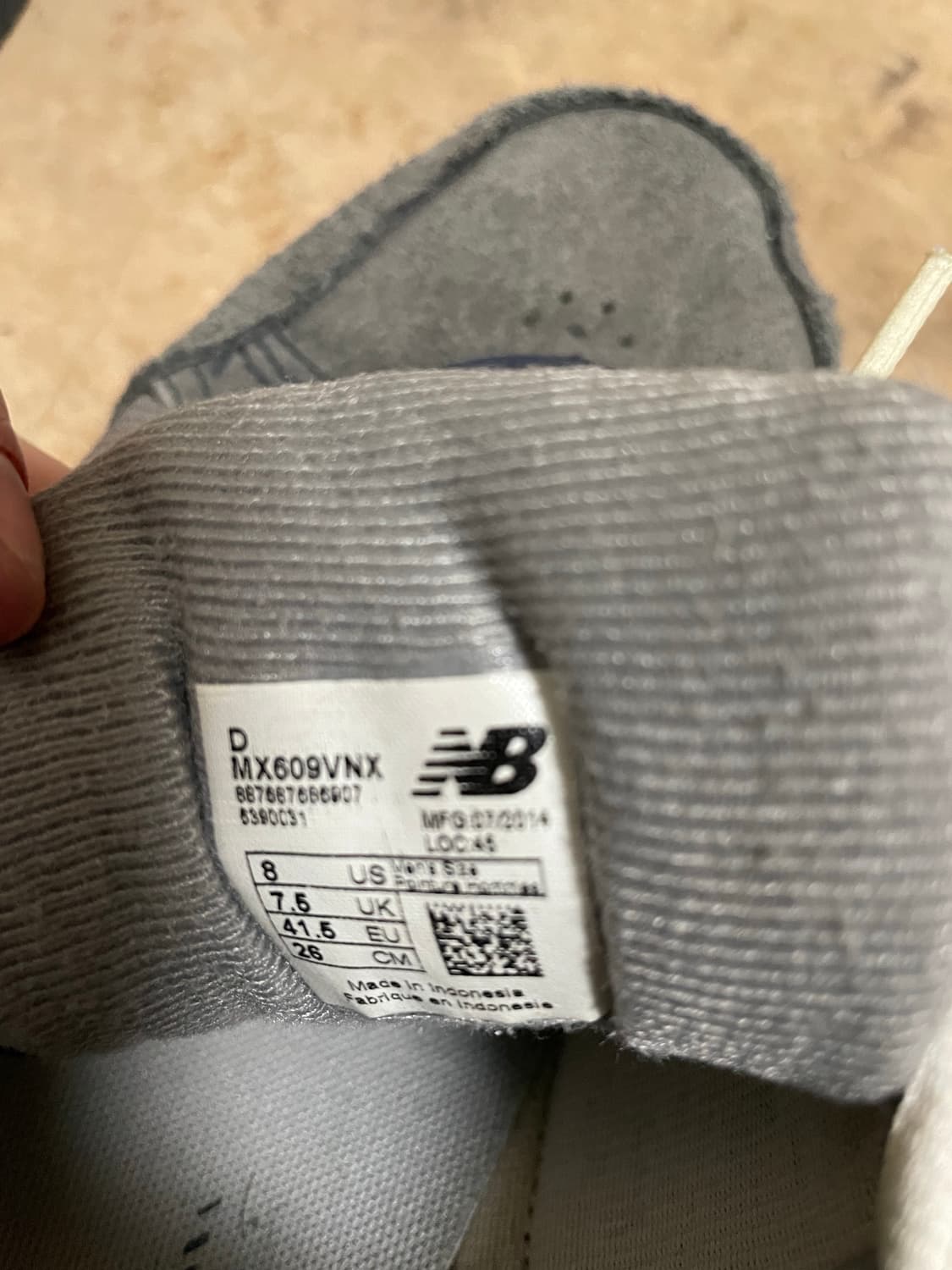 뉴발란스 609 블루 260 사이즈 상품이미지5