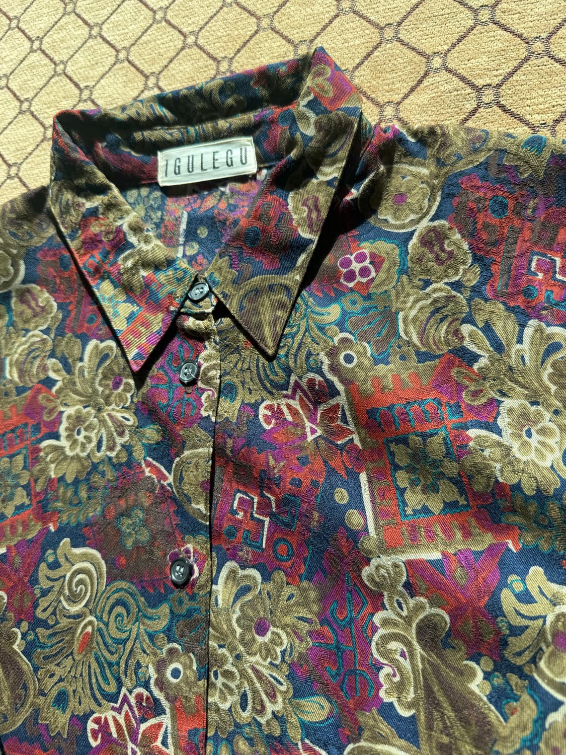 플라워 패턴 셔츠 상품이미지3