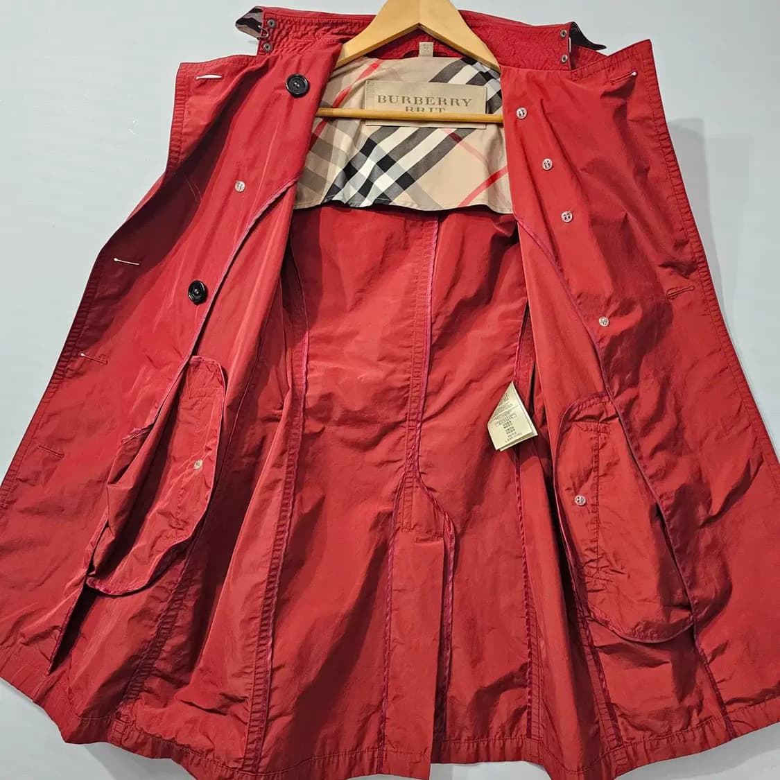 정품 버버리 브릿 후드 트렌치 코트 ~55 상품이미지2