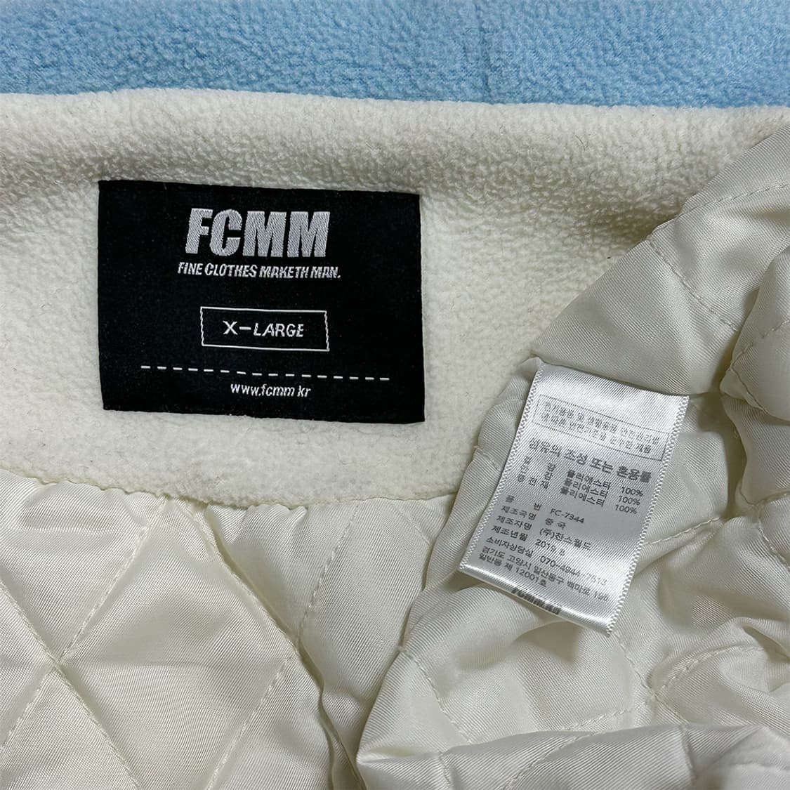 FCMM 누빔 플리스 후드 자켓 상품이미지3