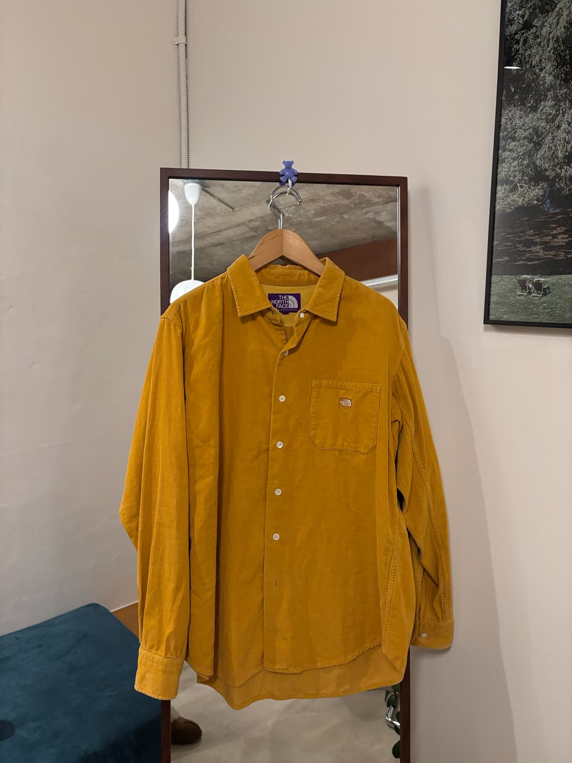 노스페이스 퍼플라벨 코듀로이 셔츠 머스타드 상품이미지1