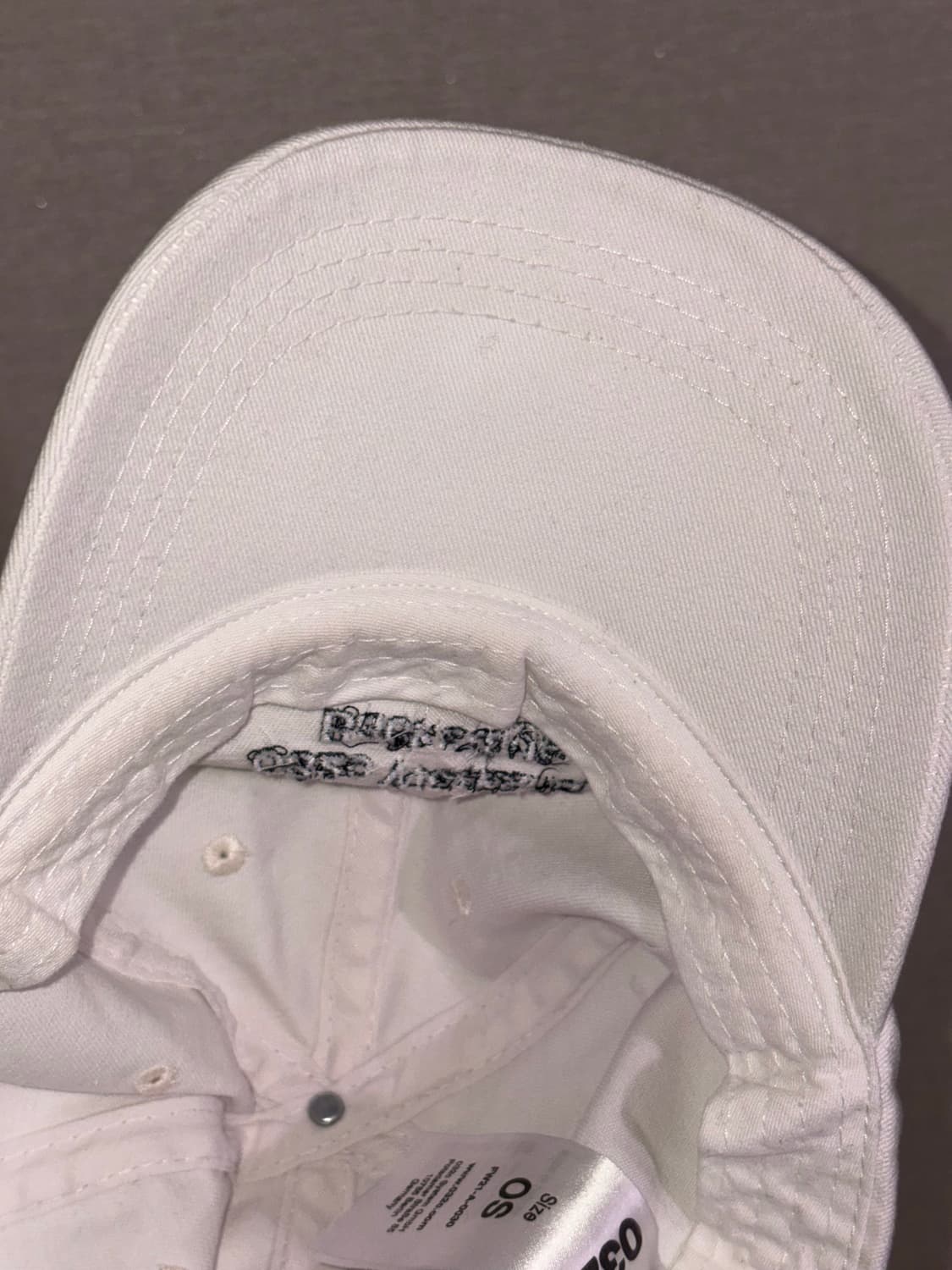 'Backstage' Canvas Cap (Natural White) 상품이미지5