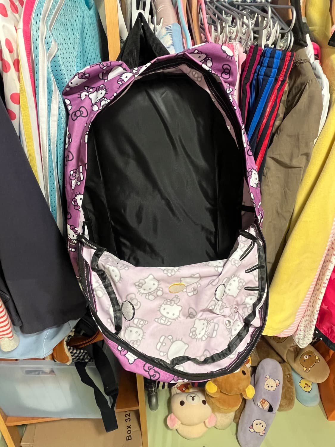 2015 홋카이도 퍼플 키티 백팩 🎒 상품이미지3