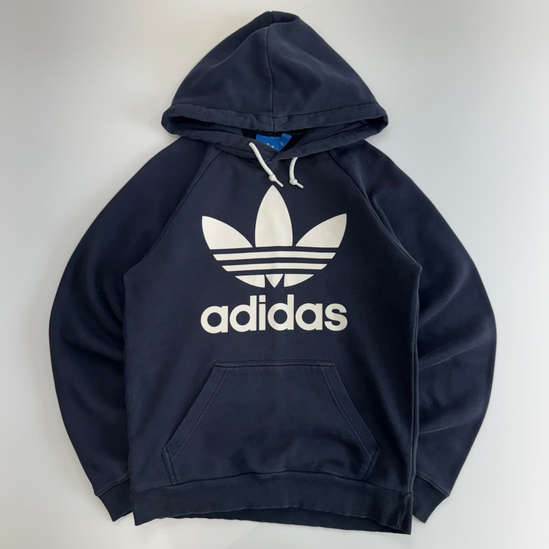 Adidas 아디다스 파이어로고 네이비 후드티 상품이미지3