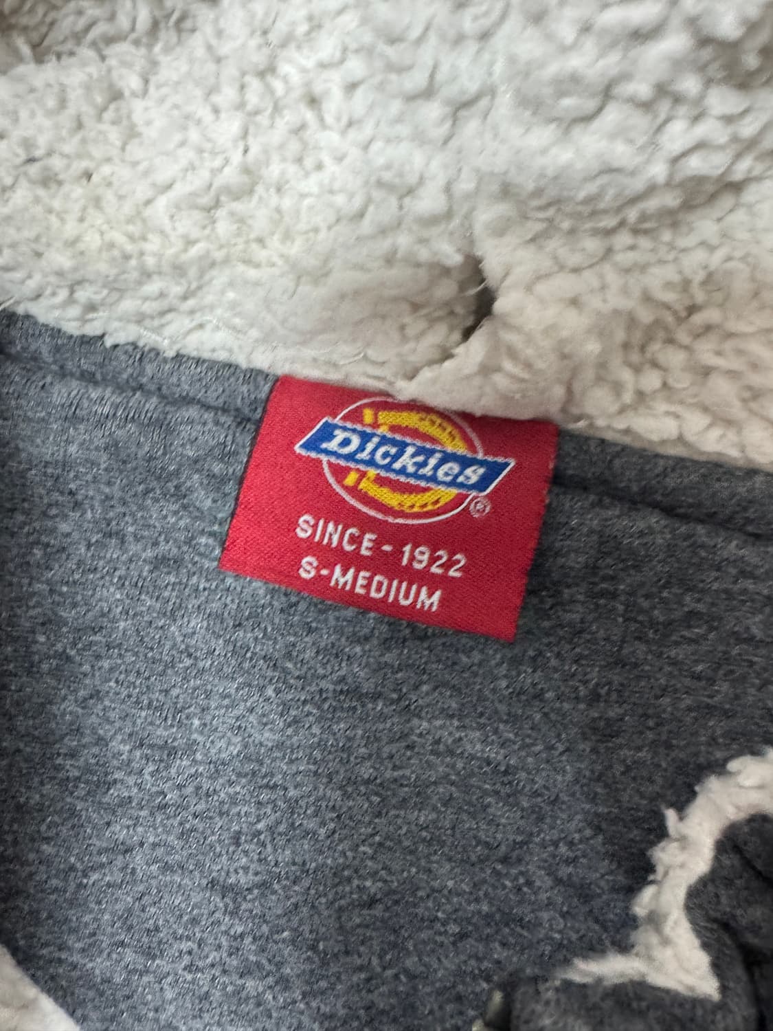 디키즈 Dickies 양털 빅 스펠로고 후드집업 상품이미지3