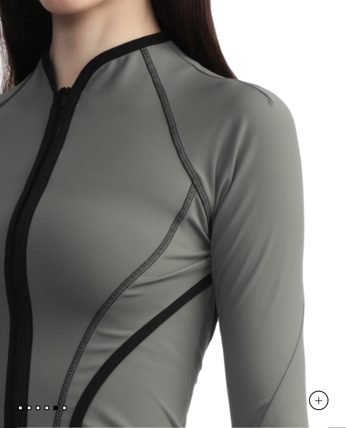 slashed zip top  상품이미지2