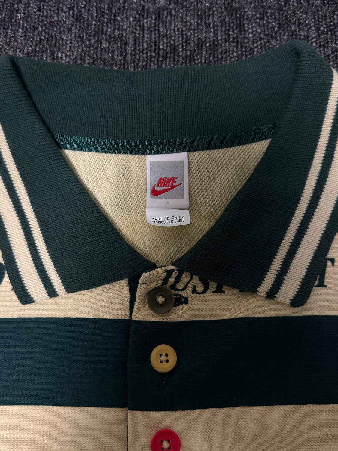 [S] 나이키 x CPFM 롱슬리브 폴로 내츄럴 상품이미지3