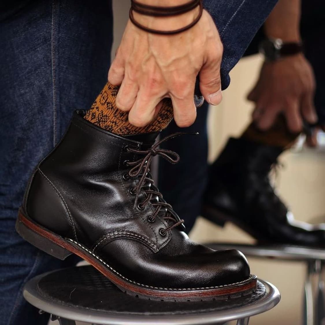 OG USA Made 레드윙 9014 벡맨 구버전 상품이미지3