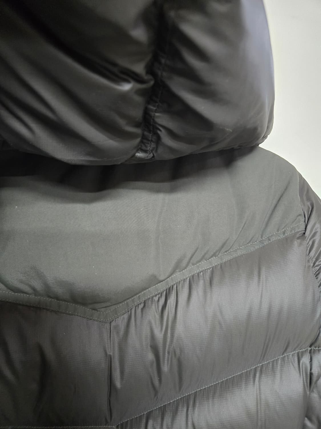 노스페이스 여성 몬타누스 화이트라벨 구스다운 700필 경량 롱패딩 XL 상품이미지4