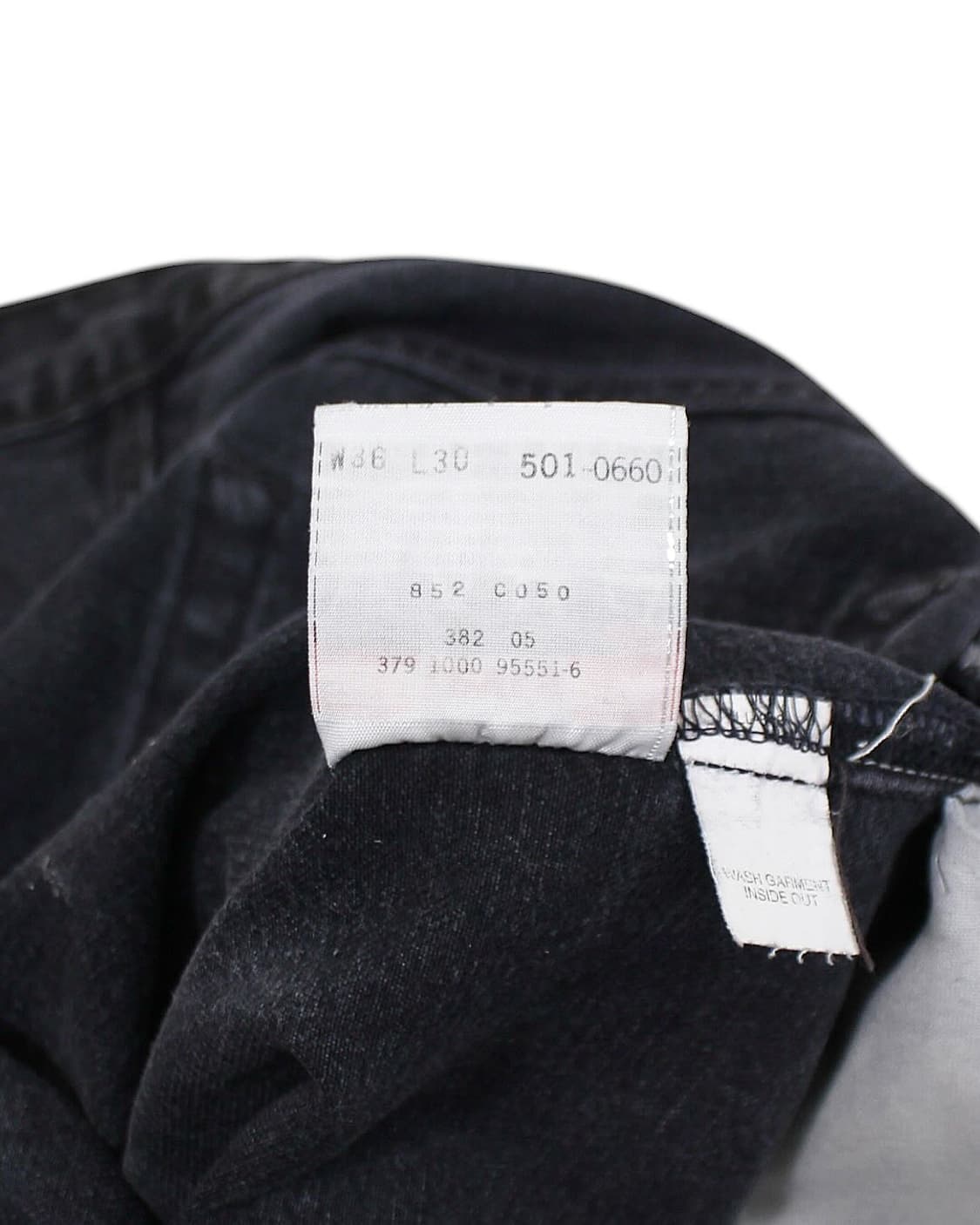 2000 USA 리바이스 501-0660 블랙 데님 팬츠 빈티지 미국제 상품이미지5