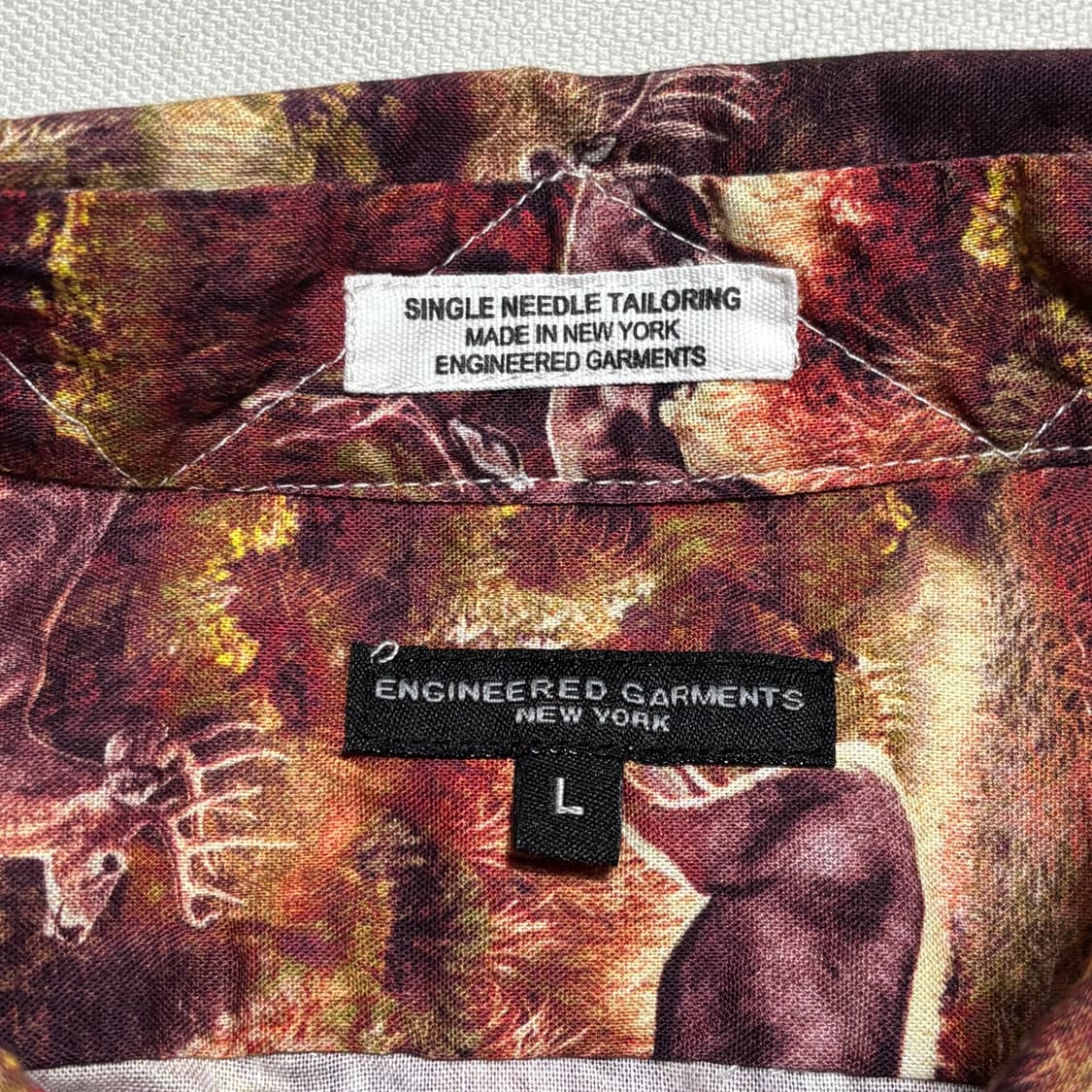 L 앤지니어드가먼츠 콤보 숏 컬러 셔츠 상품이미지4