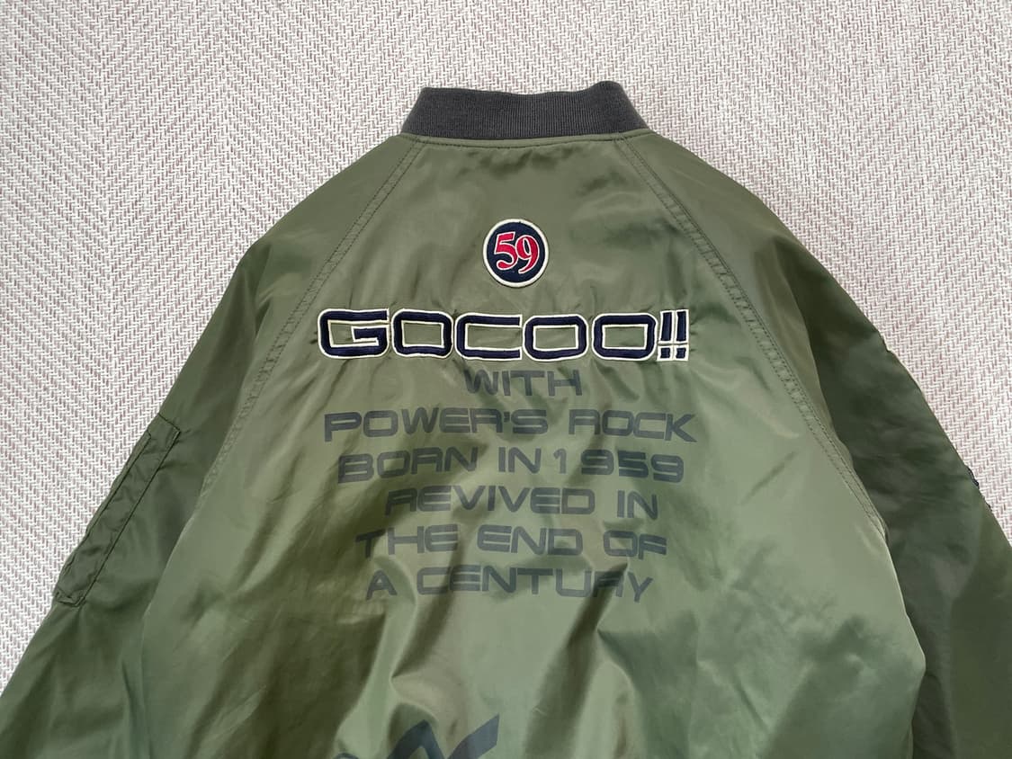 빈티지 gocoo 패치워크 MA-1 플라이트 재킷 상품이미지6