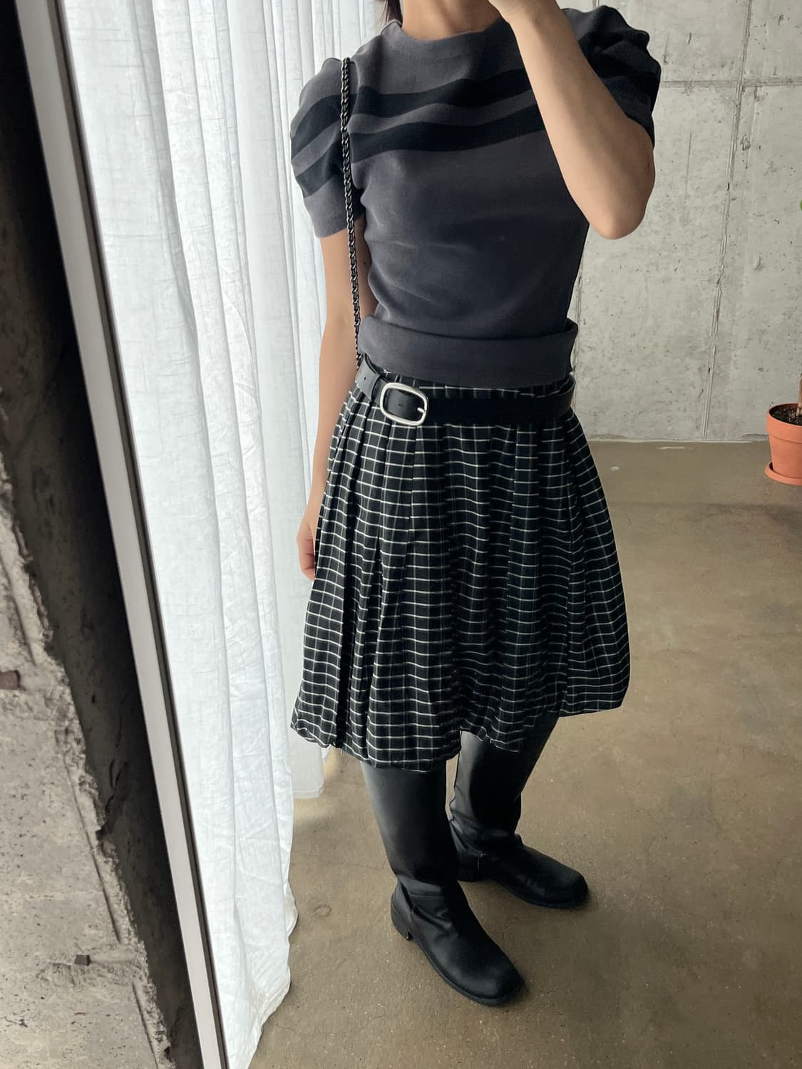 Bulsara 퍼프 탑 그레이 상품이미지6