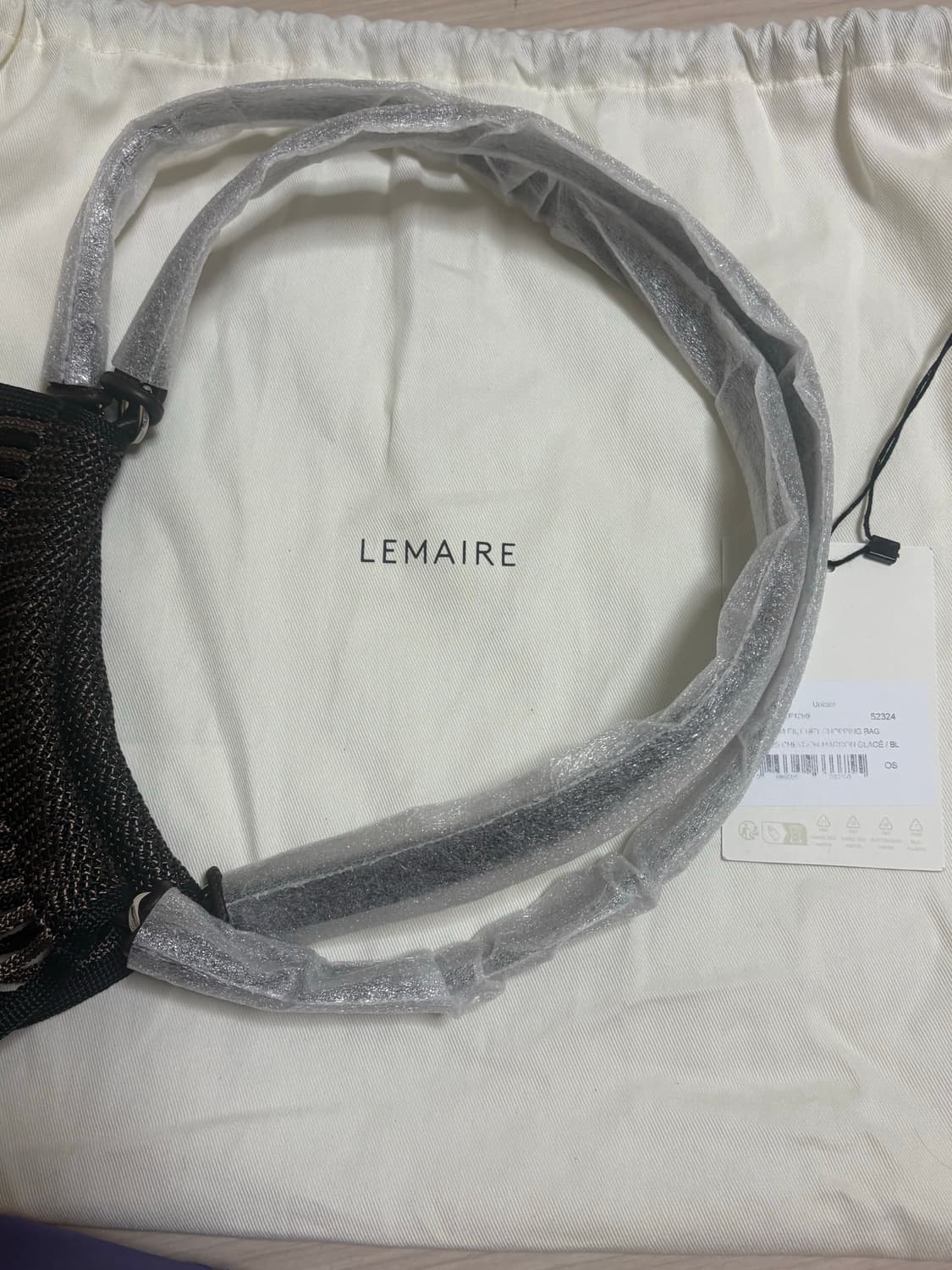 르메르 필트 네트백 마롱글라세(미디움) 판매합니다 상품이미지4