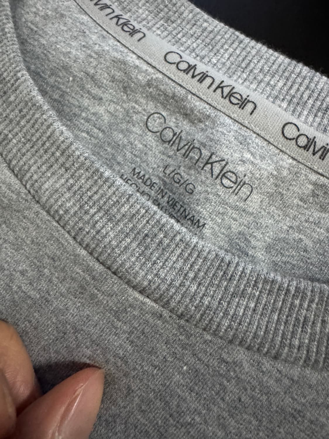 희귀!! 여성 캘빈클라인 CK 러플 소매 맨투맨 L 상품이미지3
