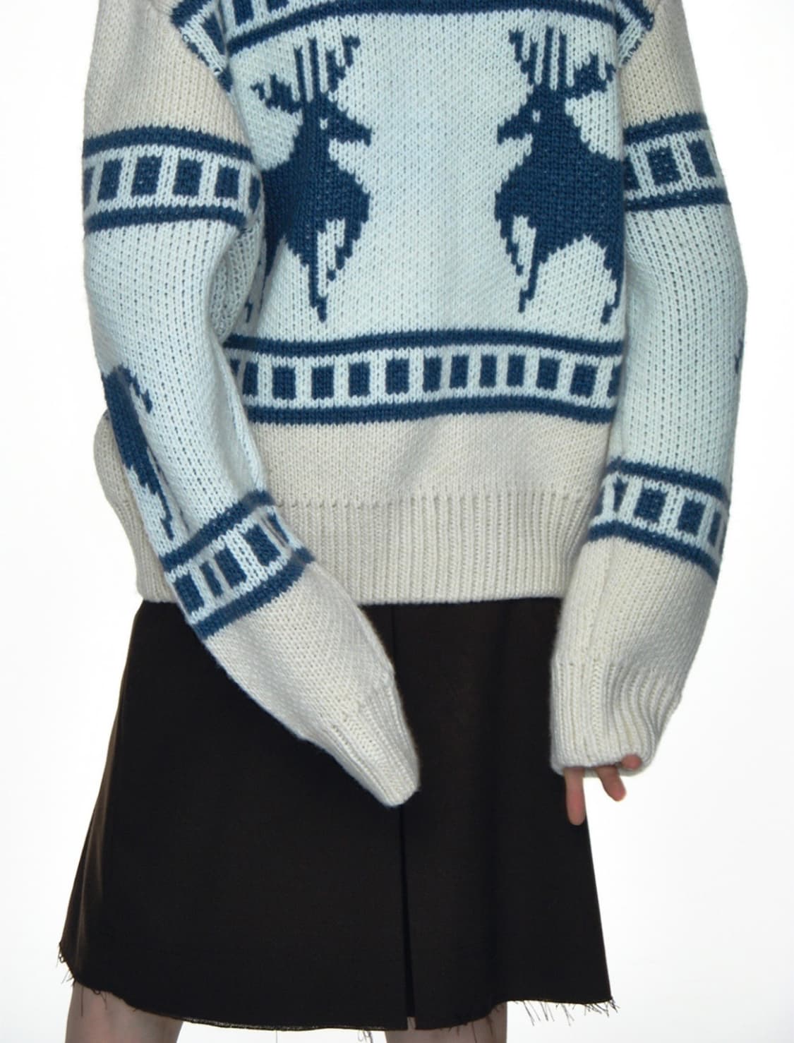 파르티멘토우먼 코위찬 니트집업 상품이미지6