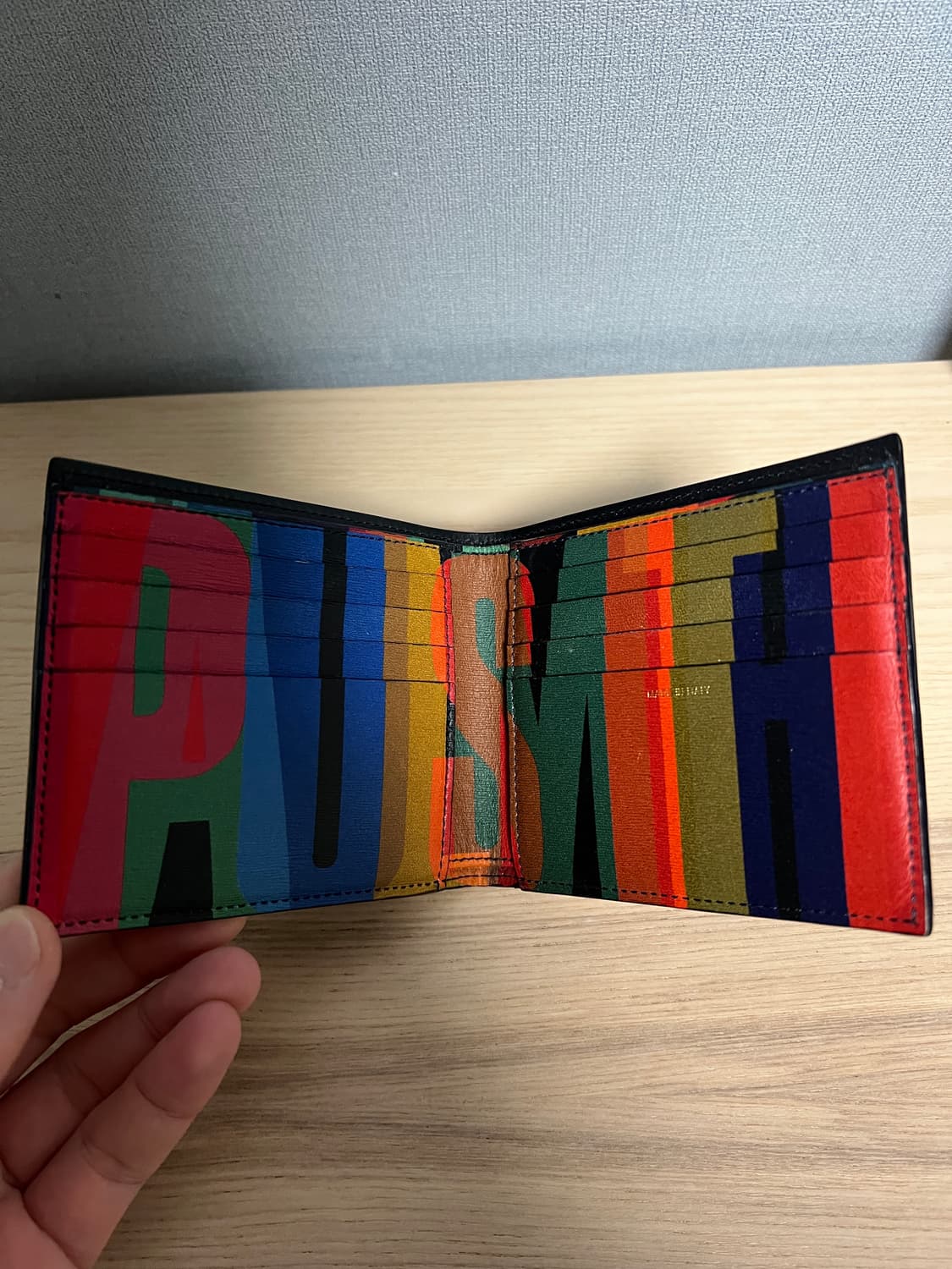 폴스미스 타이포그래피 반지갑 상품이미지2