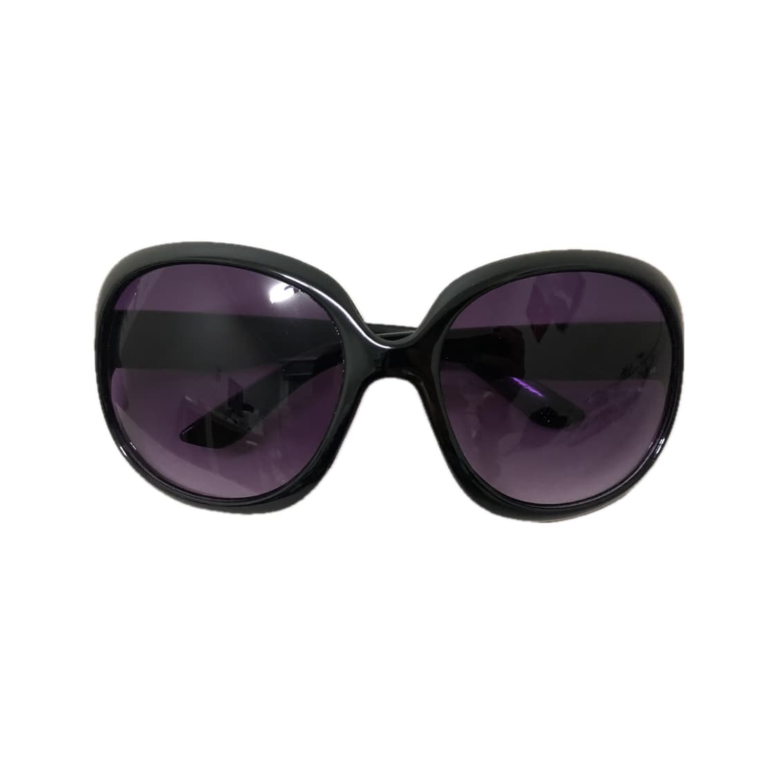 Oval sunglasses black purple gradient 상품이미지2