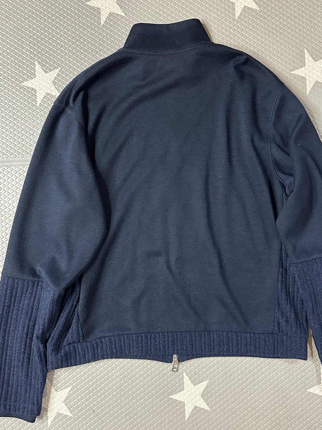 Double Sleeve Track Cardigan Navy 4 상품이미지6