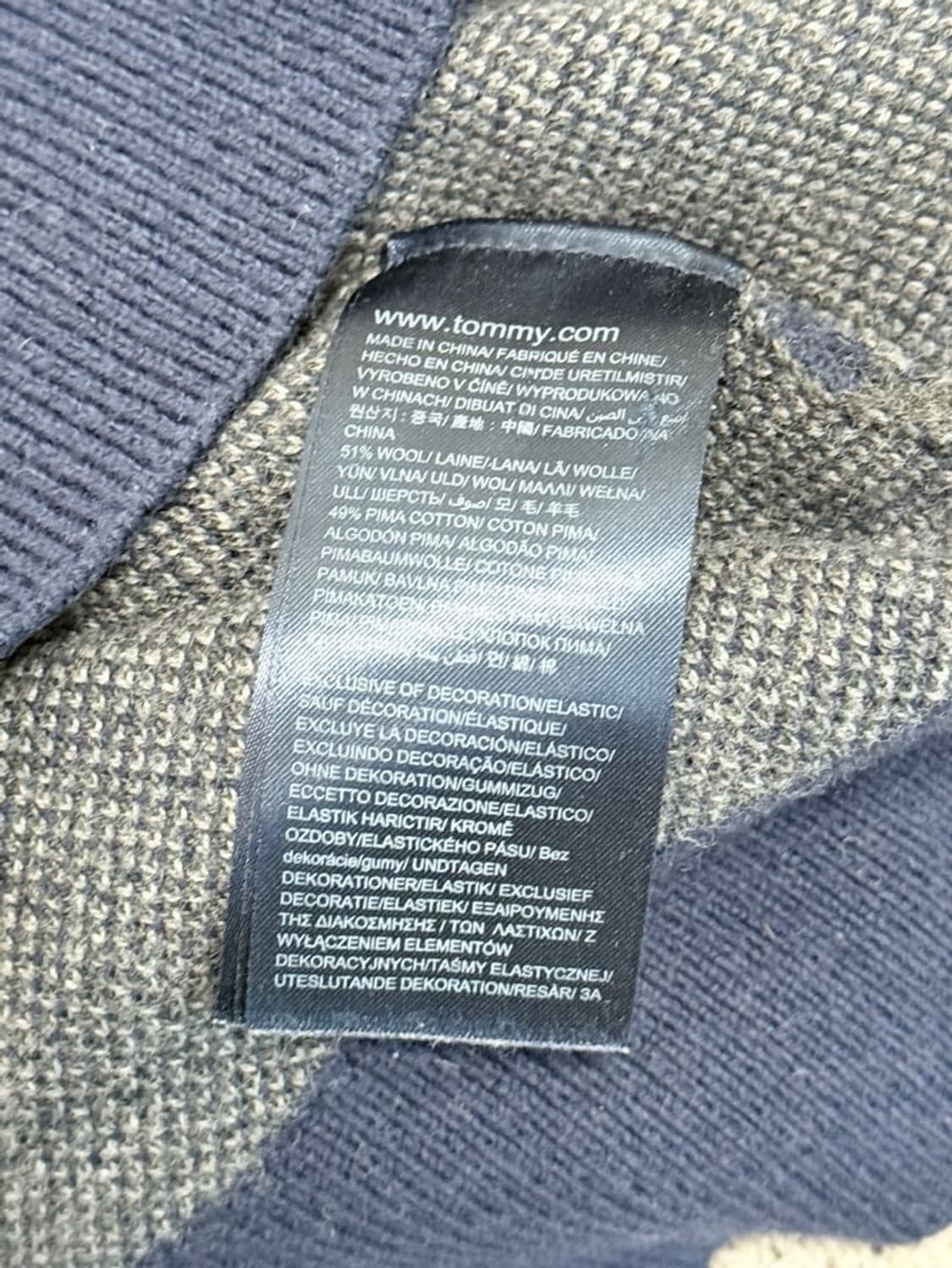 (S) 타미힐피거 라운드 니트 상품이미지4