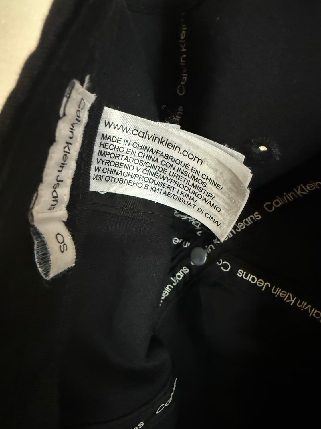 캘빈클라인 모자 black 상품이미지4