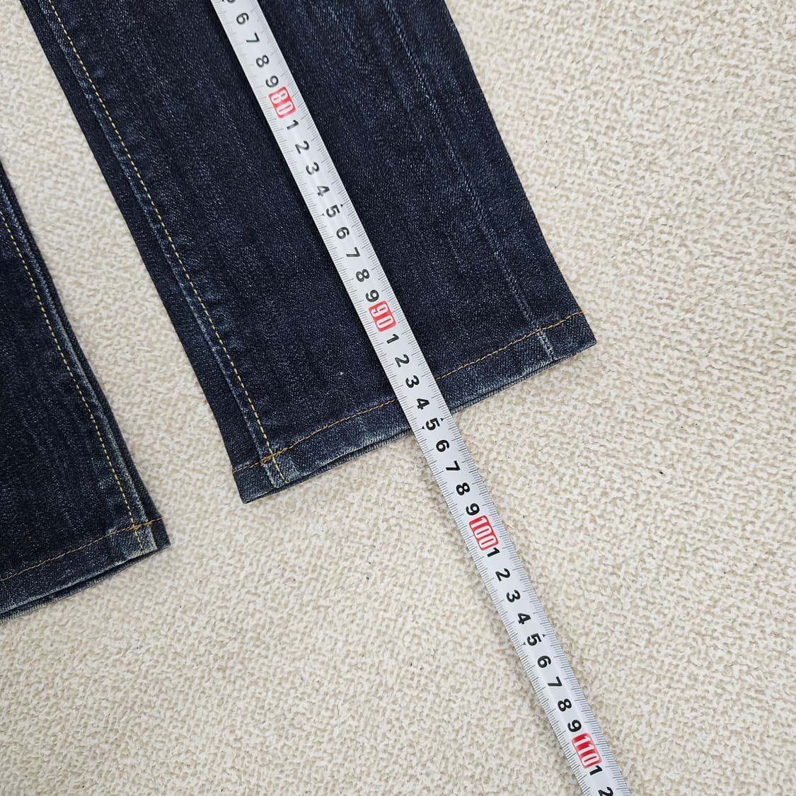 [70-94] 블루미스티 세미부츠컷 진청 데님 팬츠 1203JM1 상품이미지8