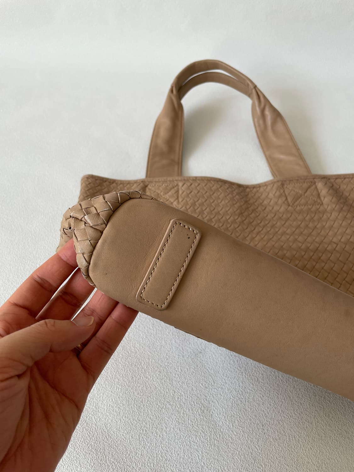 앤클라인(ANNE KLEIN) 레더 위밍 토트백 상품이미지6