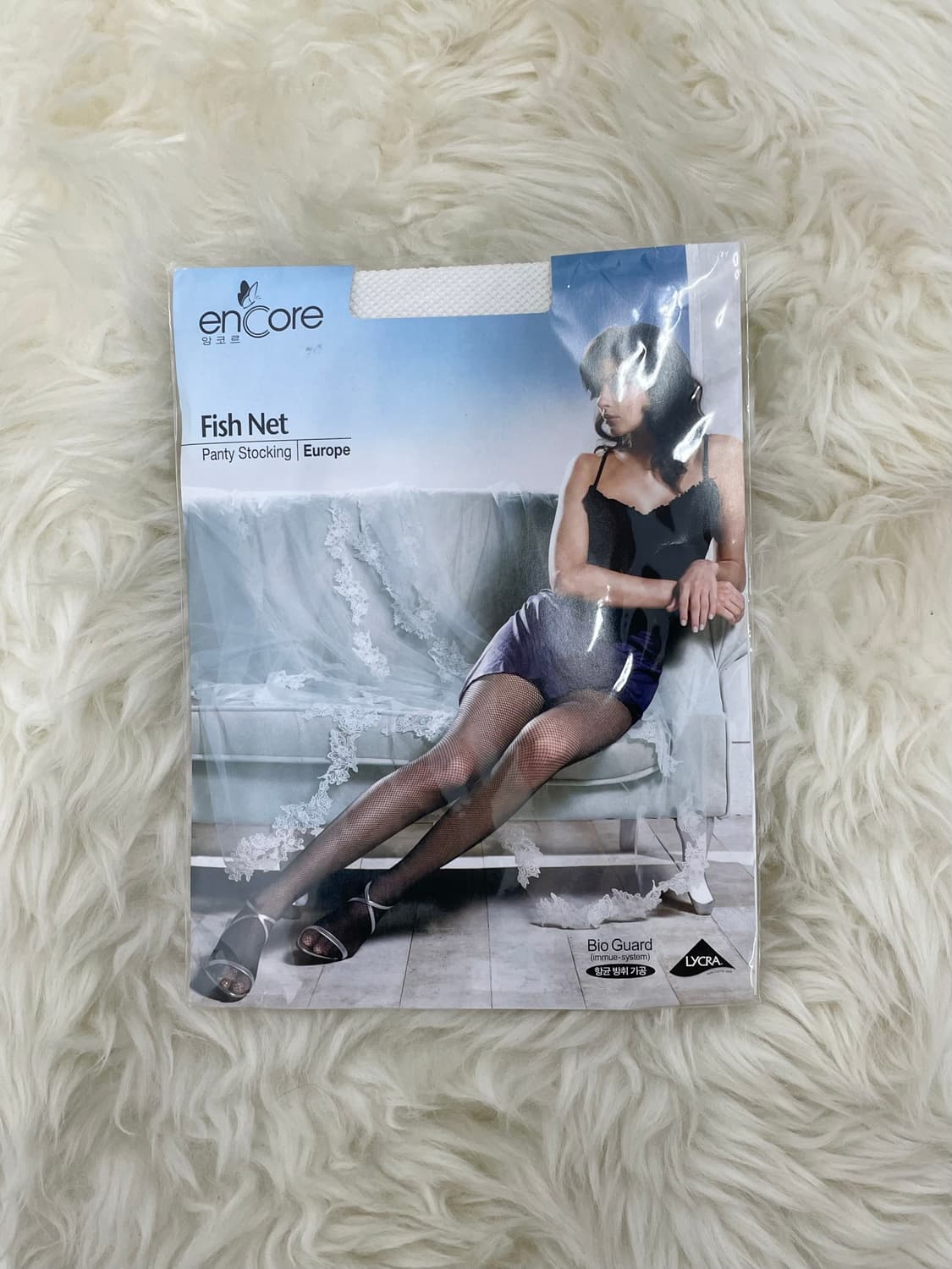 아이보리 망사 스타킹 상품이미지1
