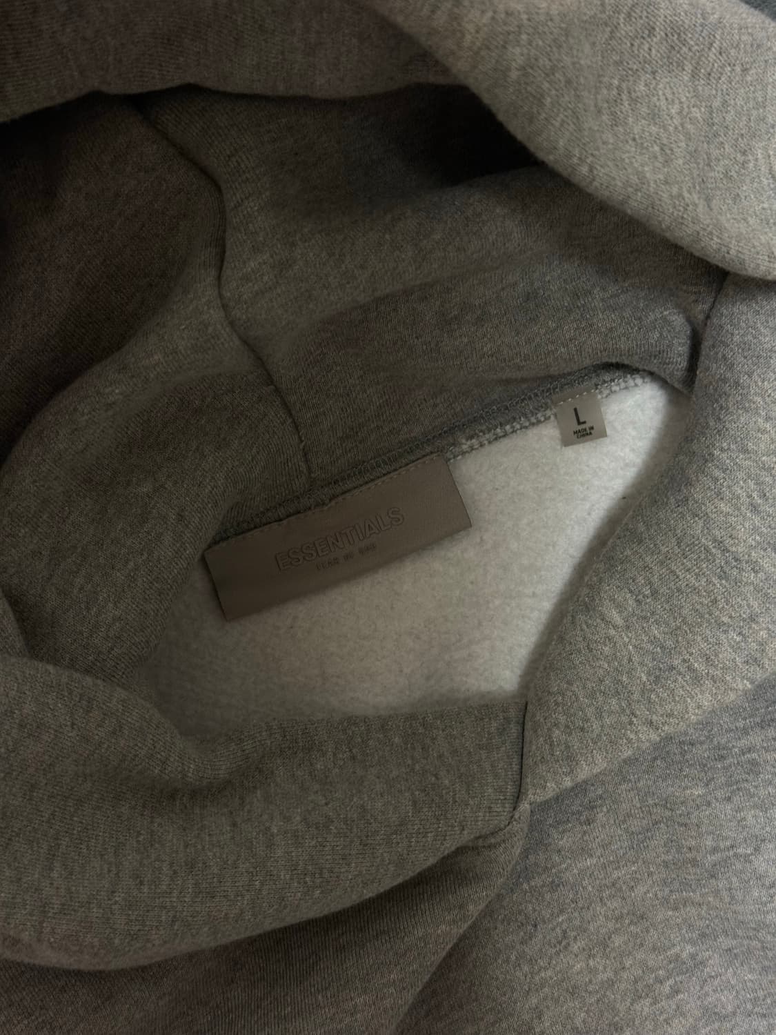 에센셜 후드 다크 오트밀 L 상품이미지3