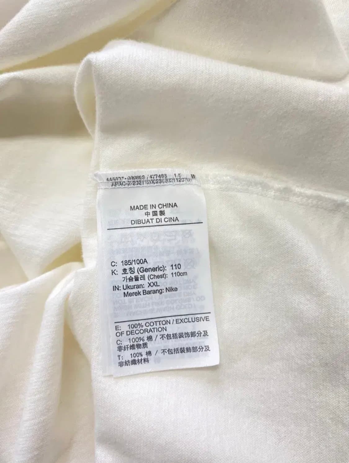 나이키 엠보 블루 스우시 반팔 라운드 XL 상품이미지7