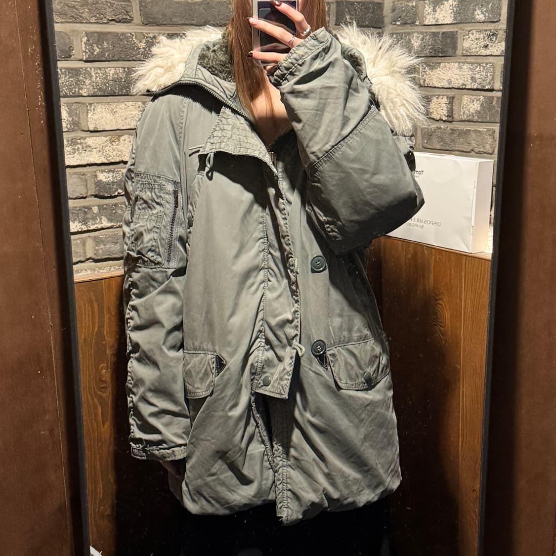 S) 미군 오리지널 N3B 80s 콜드 파카 상품이미지10