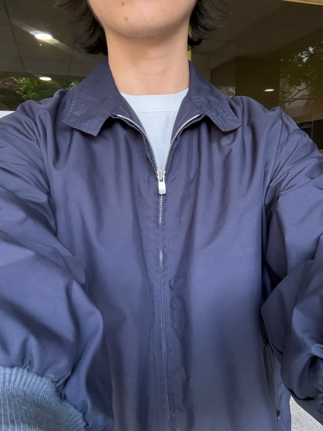칸타타 해링턴자켓 네이비컬러 44사이즈 -옷과함께- 상품이미지9