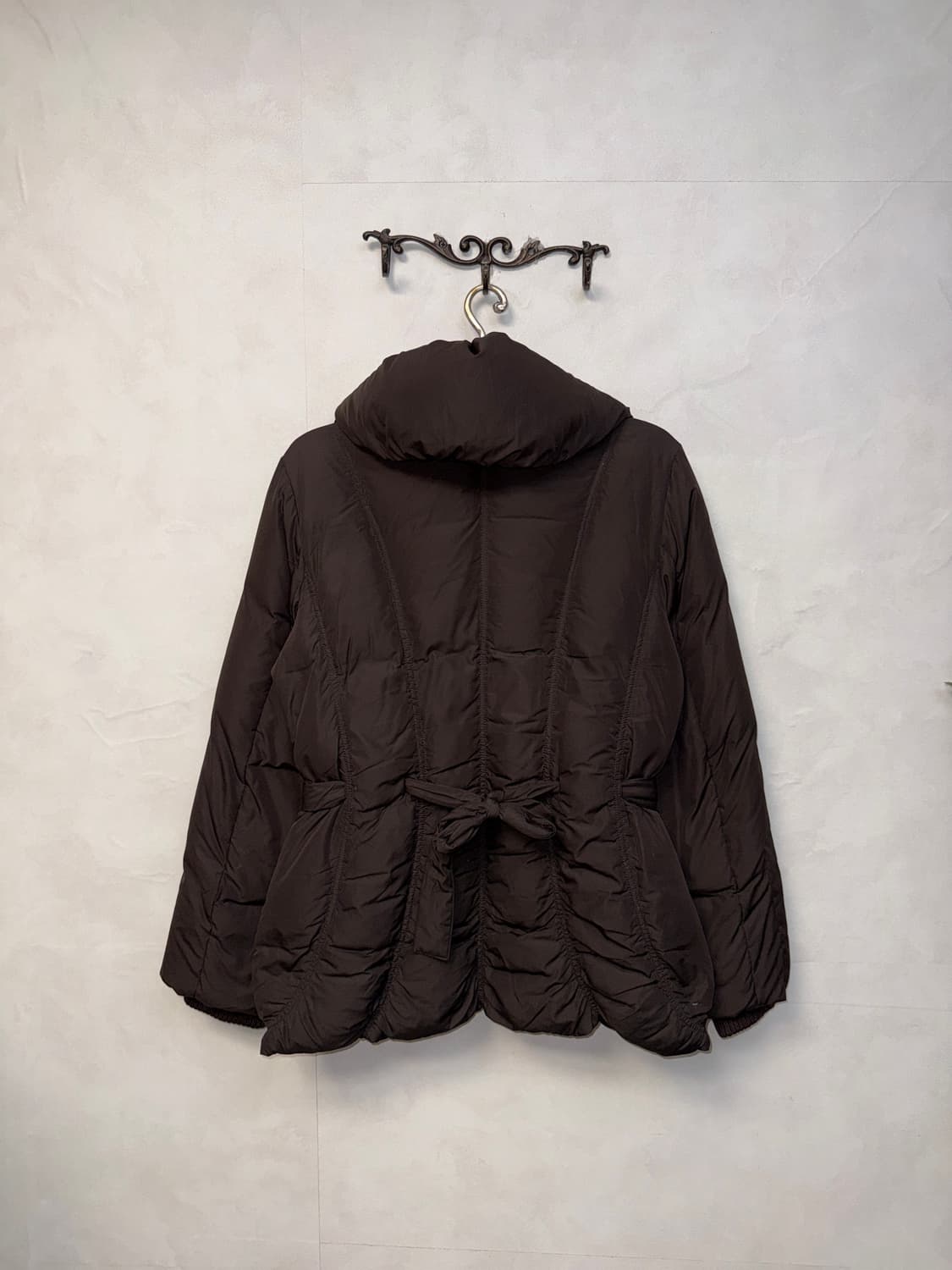 Armani Collezioni brown goosedown puffer 상품이미지3