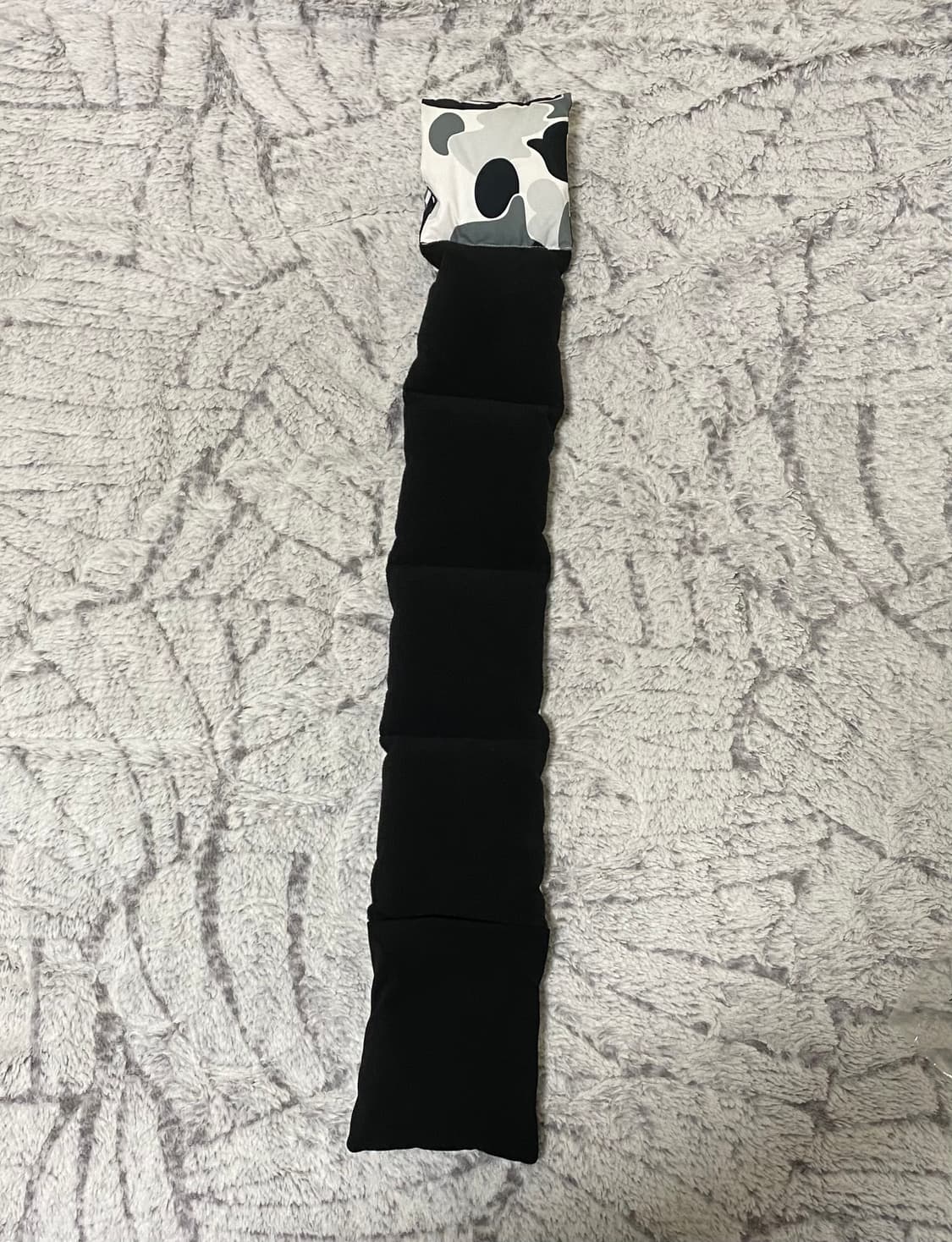 [OS] 베이프 ABC 카모 포켓 플리스 머플러 그레이 상품이미지2