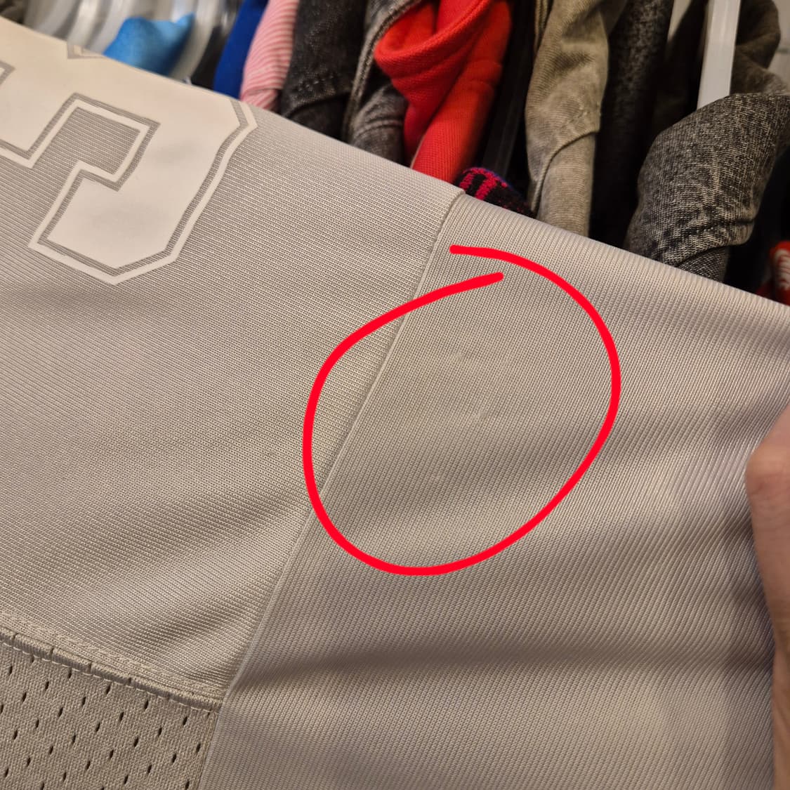 XL 디스이즈네버댓 메쉬 풋볼 티셔츠 상품이미지8