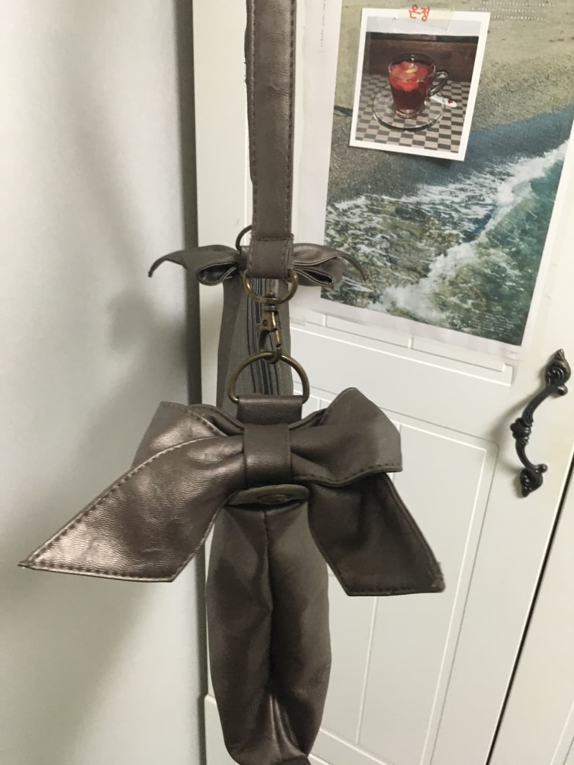 일본빈티지 히메갸루 리본 투웨이 크로스백 상품이미지3