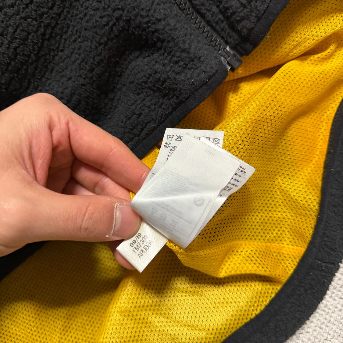 아디다스 사이드로고 플리스 자켓 상품이미지4