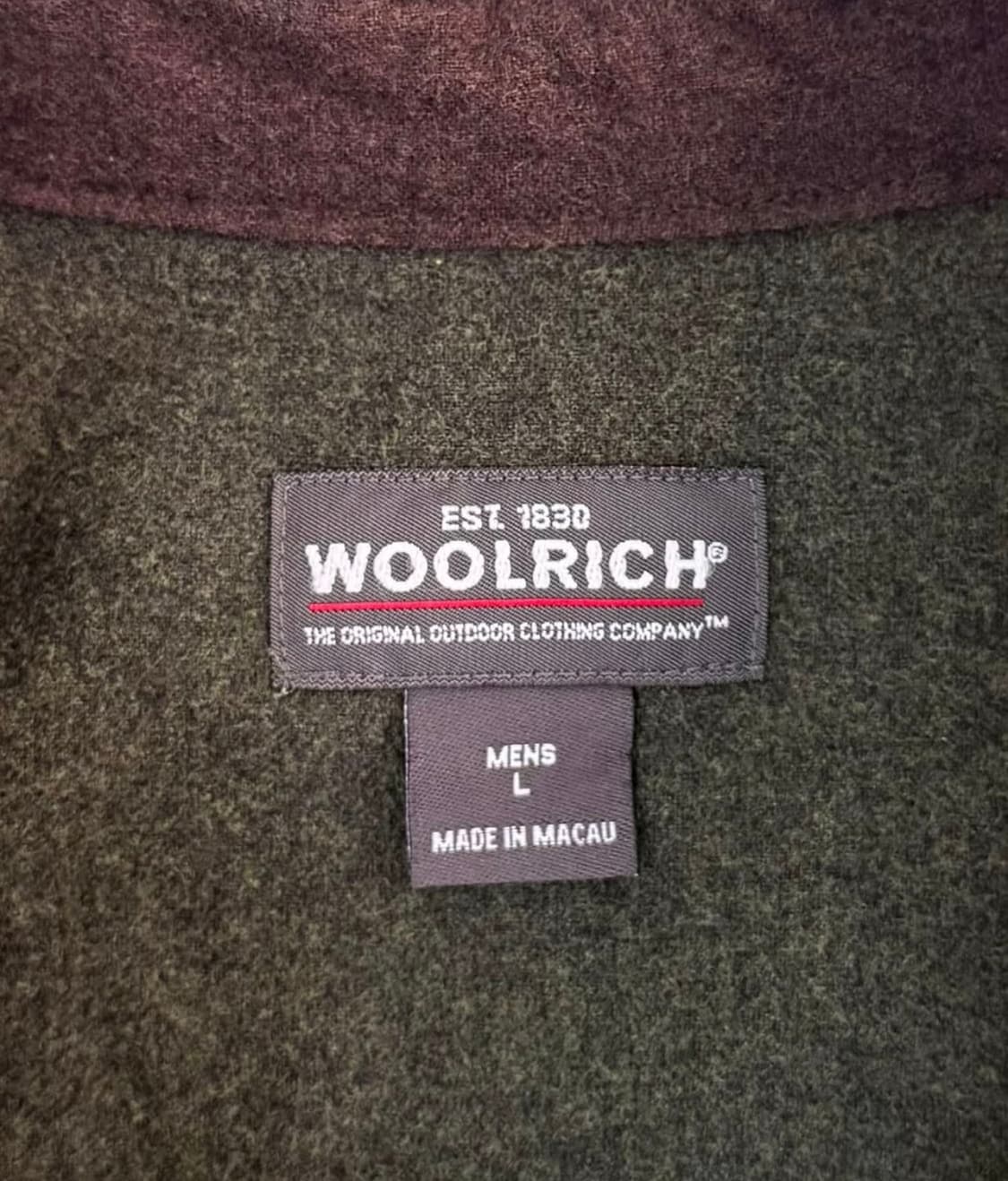 울리치 올리브 헤더 플란넬 셔츠 상품이미지3