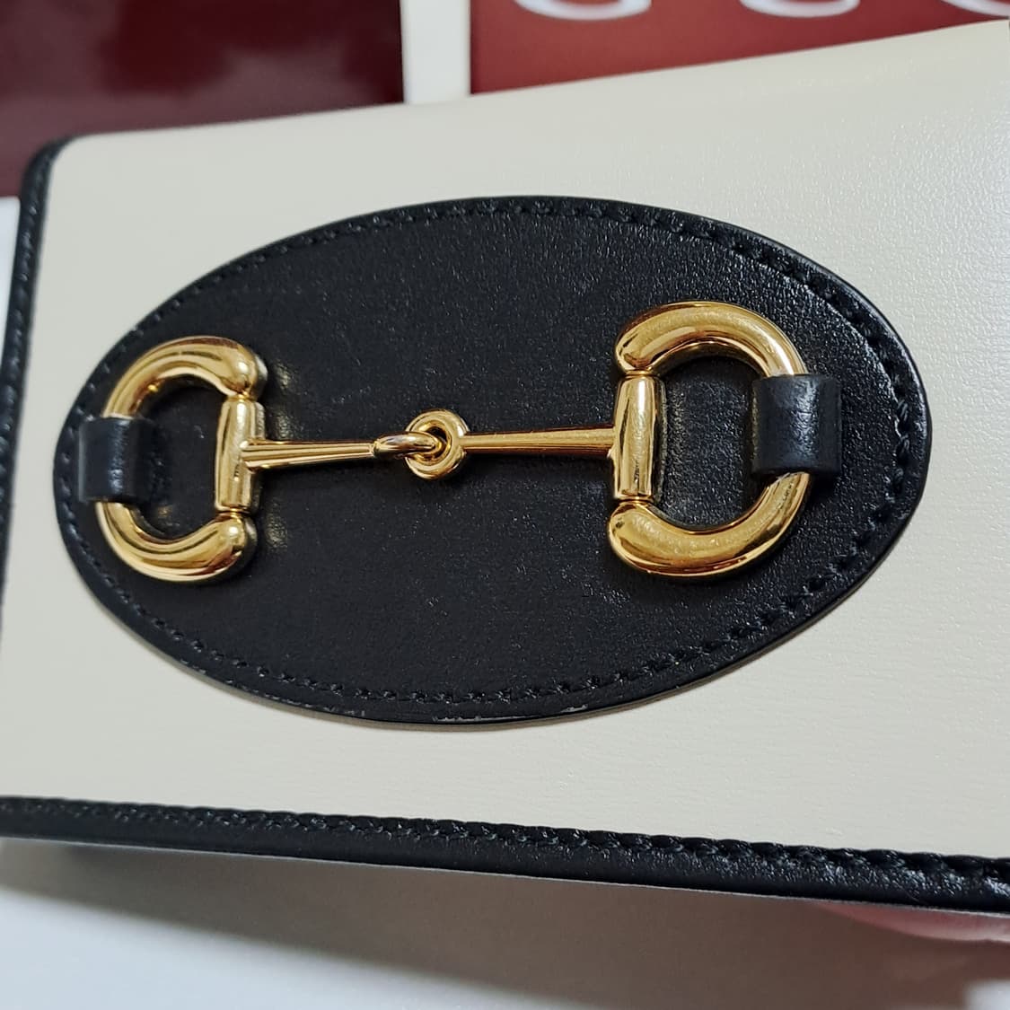 [정품/영수증풀세트] 구찌 홀스빗 지갑 (희소한 블랙 화이트 조합) 상품이미지2