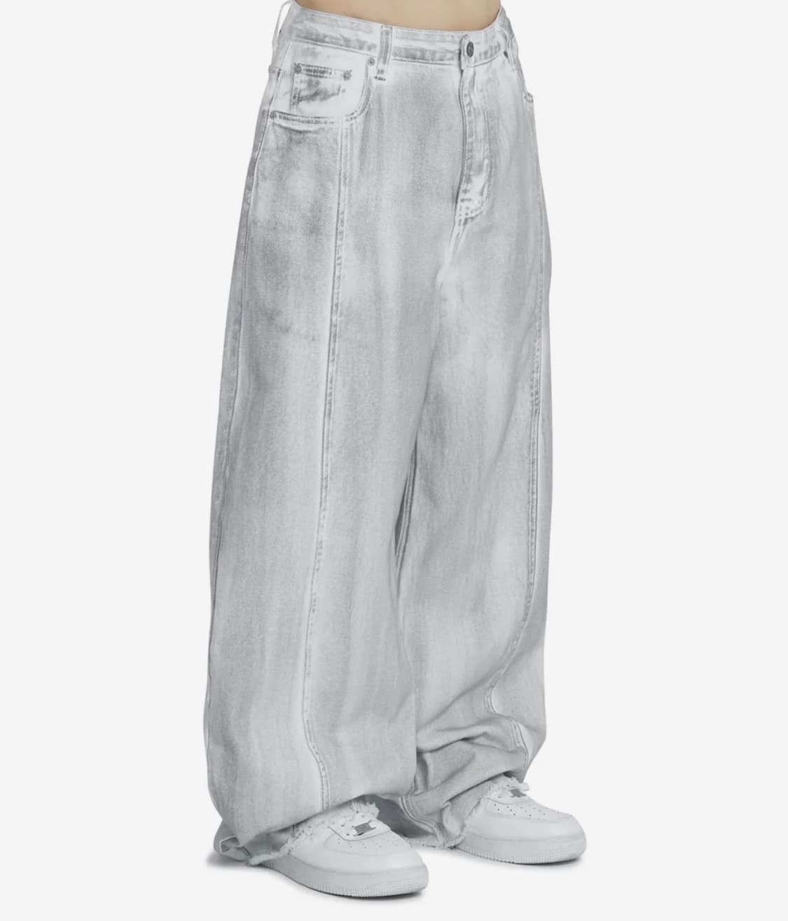 RAW HEM STITCHED WIDE VOLUME PANTS (OY) 상품이미지2