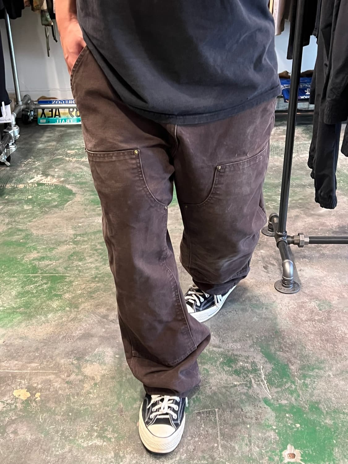 [38x30] 칼하트 B136 DKB 더블니 워크 팬츠 상품이미지10