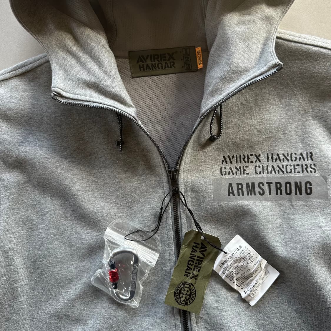 [M](새상품)아비렉스 AVIREX 암스트롱 후드집업 상품이미지8