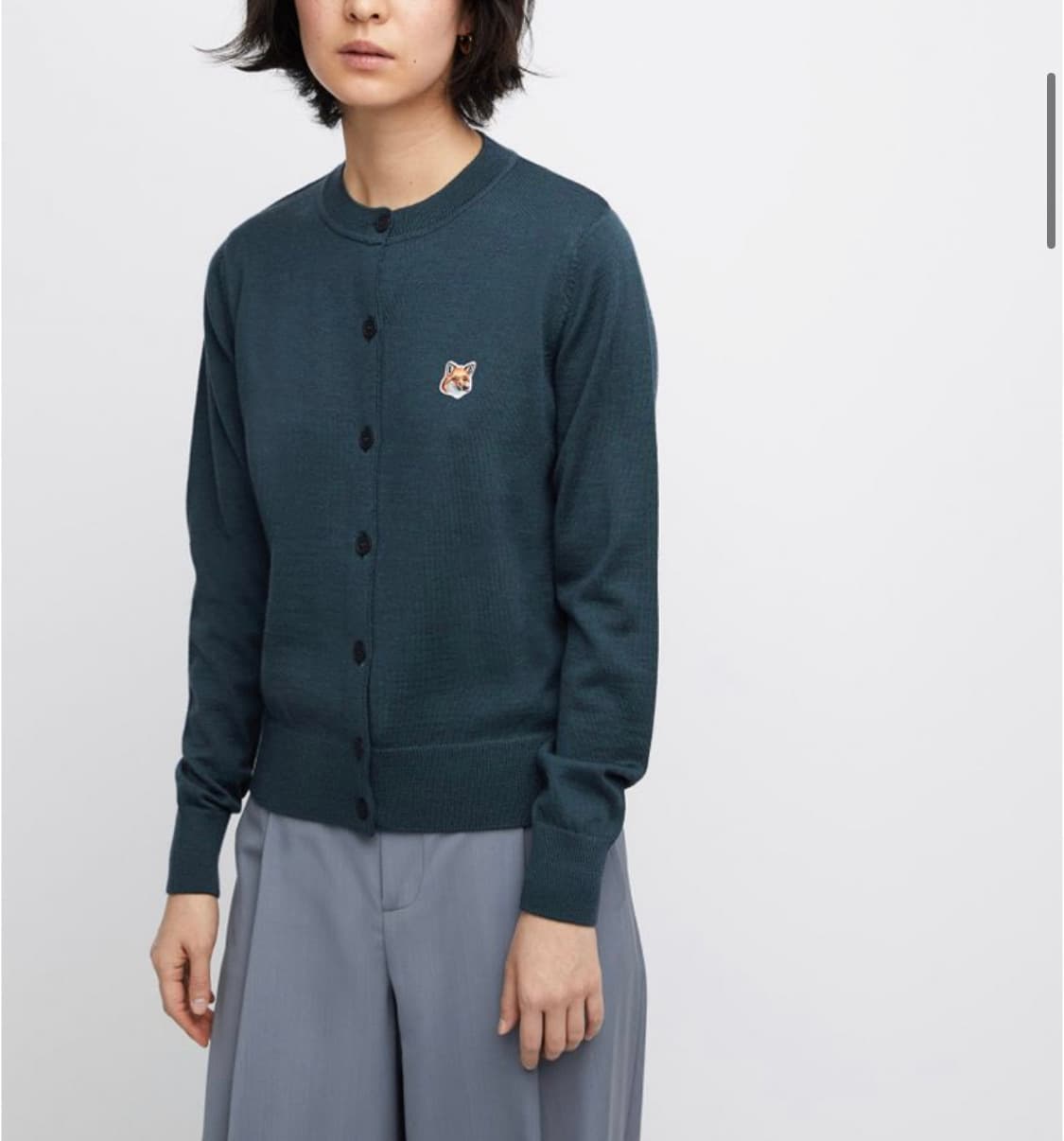 20SS 메종키츠네 폭스헤드 가디건 여성XS 상품이미지10