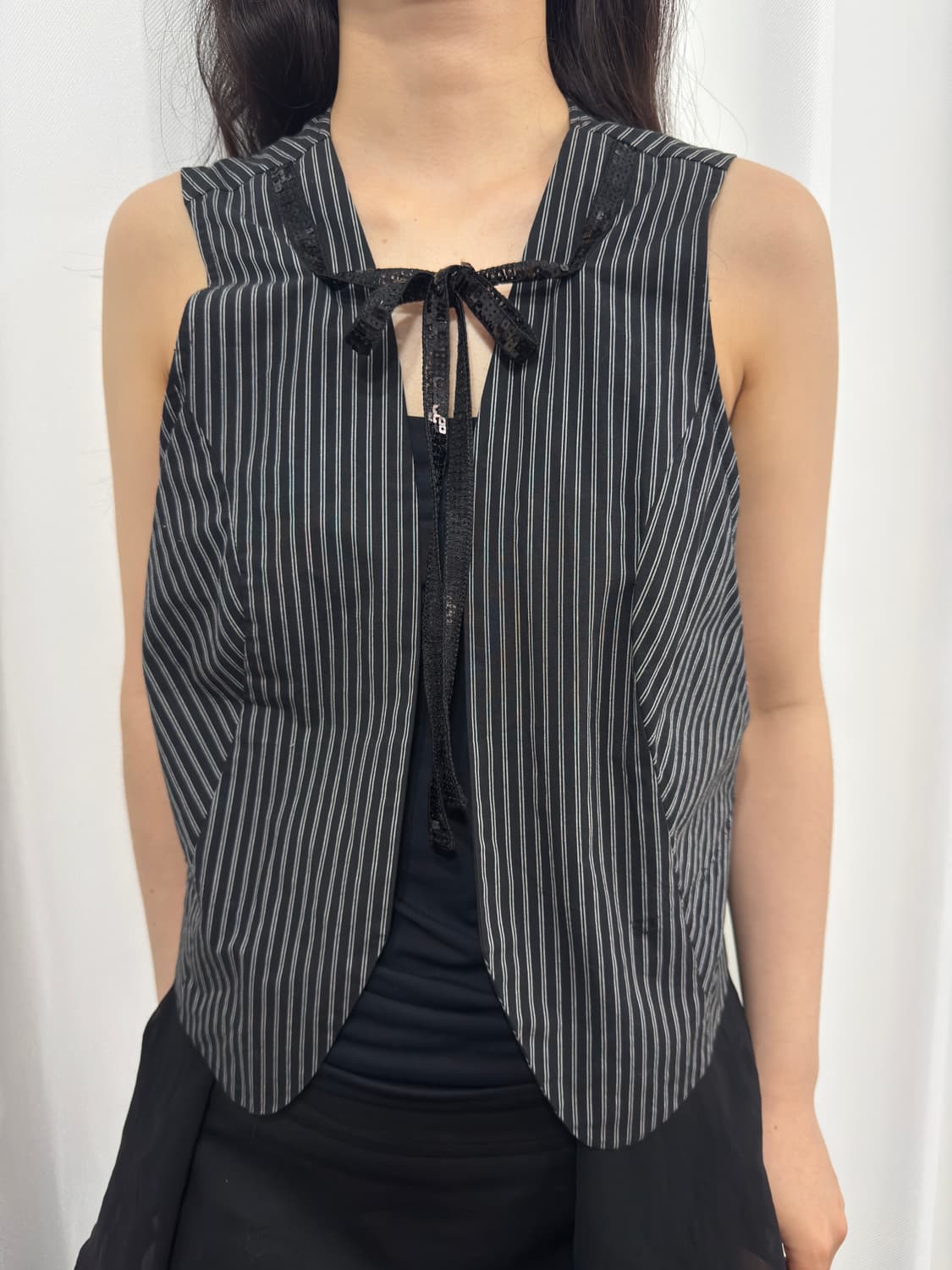 stripe design vest 상품이미지2