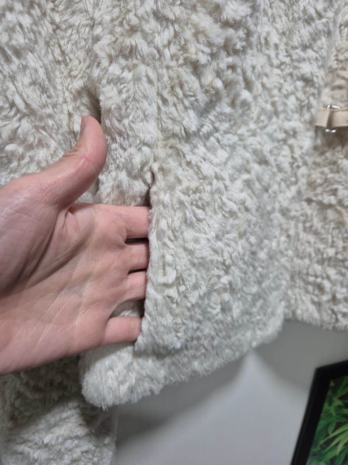 (세일)JPN. BRAISGIRL 아이보리 퍼 자켓 상품이미지3