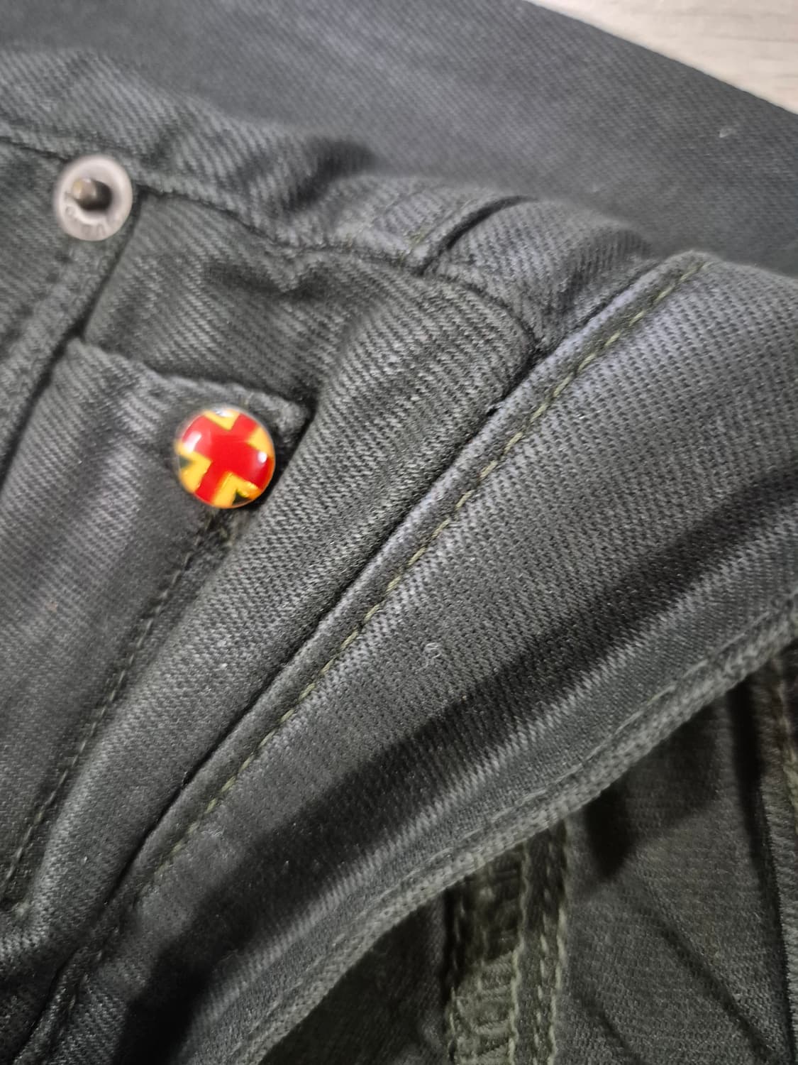 정품 USA HUSTON karista super skinny 코팅진 상품이미지6